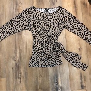 Ann Taylor Tops - Ann Taylor Faux Wrap Top Ann Taylor Tops - Ann Taylor Faux Wrap Top